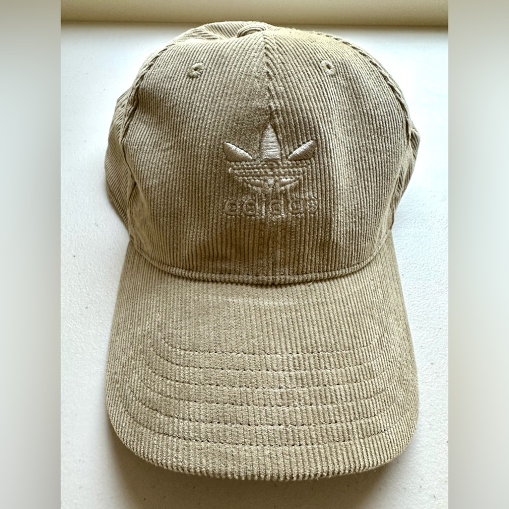 Adidas Tan Corduroy Baseball Cap